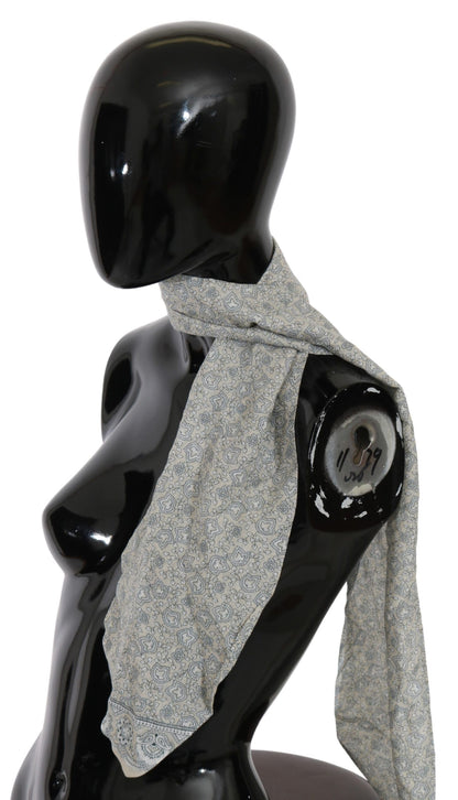 Ermanno Scervino scarf with iconic logo details, 100% cotton fabric