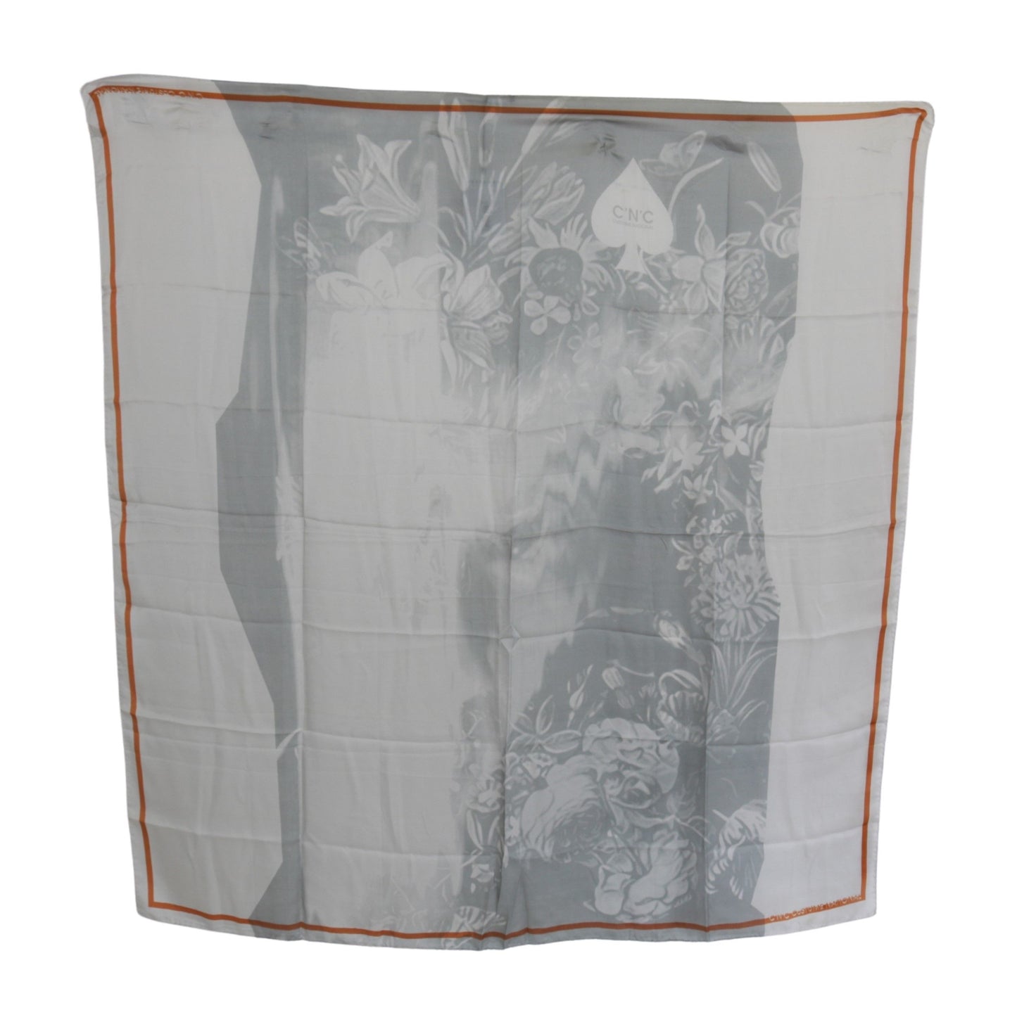 Costume National Elegant Silk Floral Scarf in vibrant colors and intricate patterns