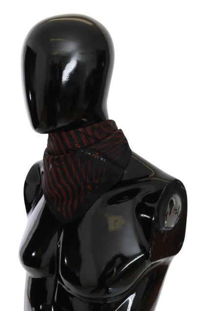 High-quality Craftsmanship and Iconic Logo featured in Costume National Silk Bandana Hat