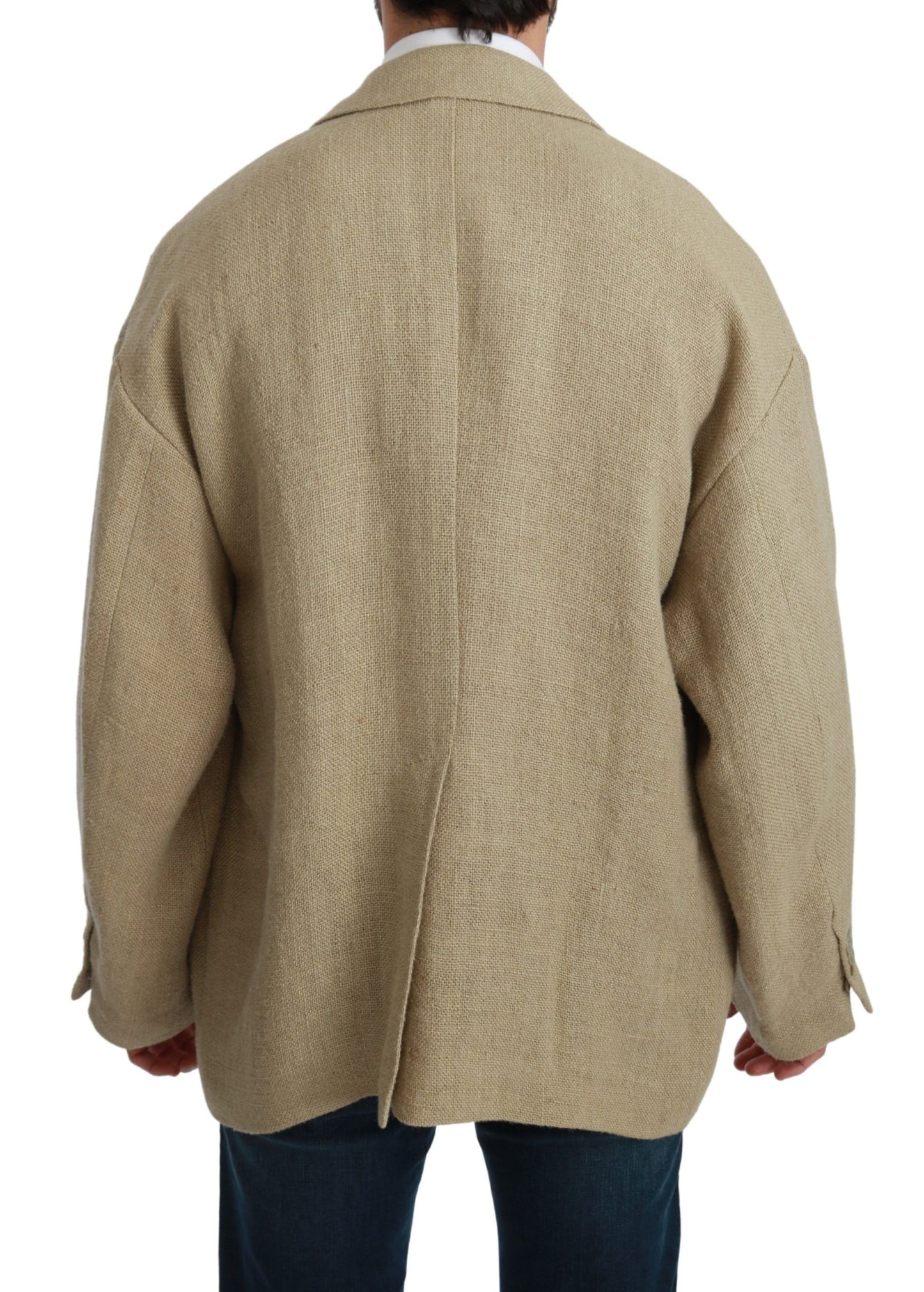 Exquisite Dolce & Gabbana Blazer with Two Front Buttons and Three Front Pockets