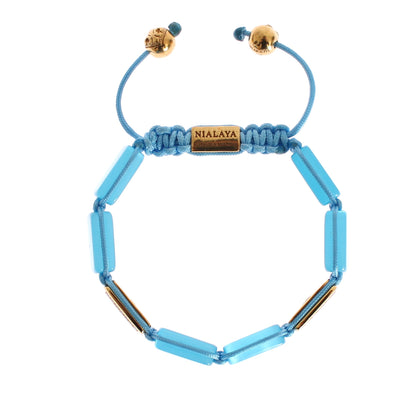Blue opal and diamond-studded Nialaya Bracelet, a testament to luxury and style