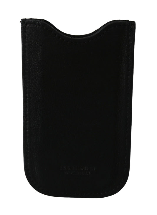 John Galliano men's wallet in black genuine leather with card slots