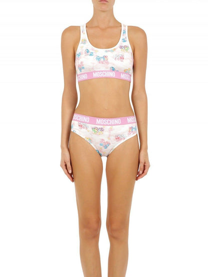 Stunning Moschino Chic My Little Pony Sleepwear Set in Multicolor Pink