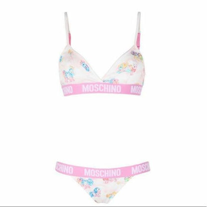 Soft and cozy cotton blend sleepwear set from Moschino