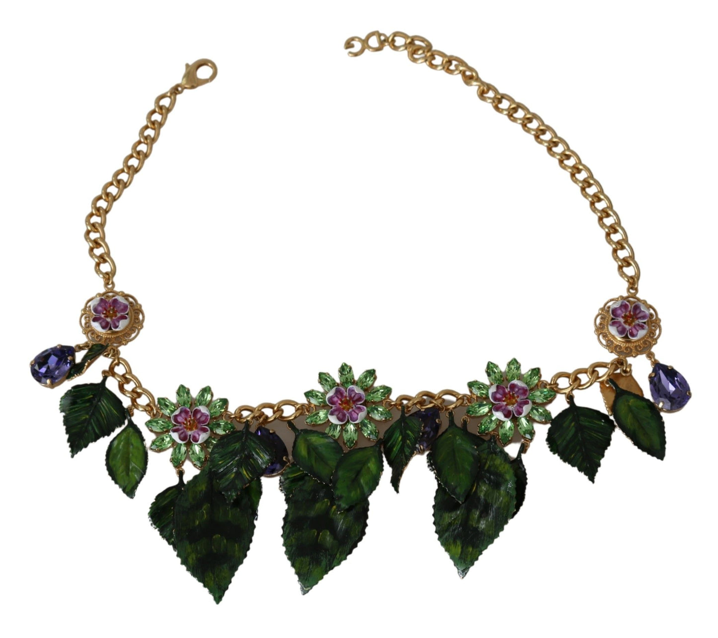 Versatile leaves style pendant with eye-catching sparkle and timeless elegance