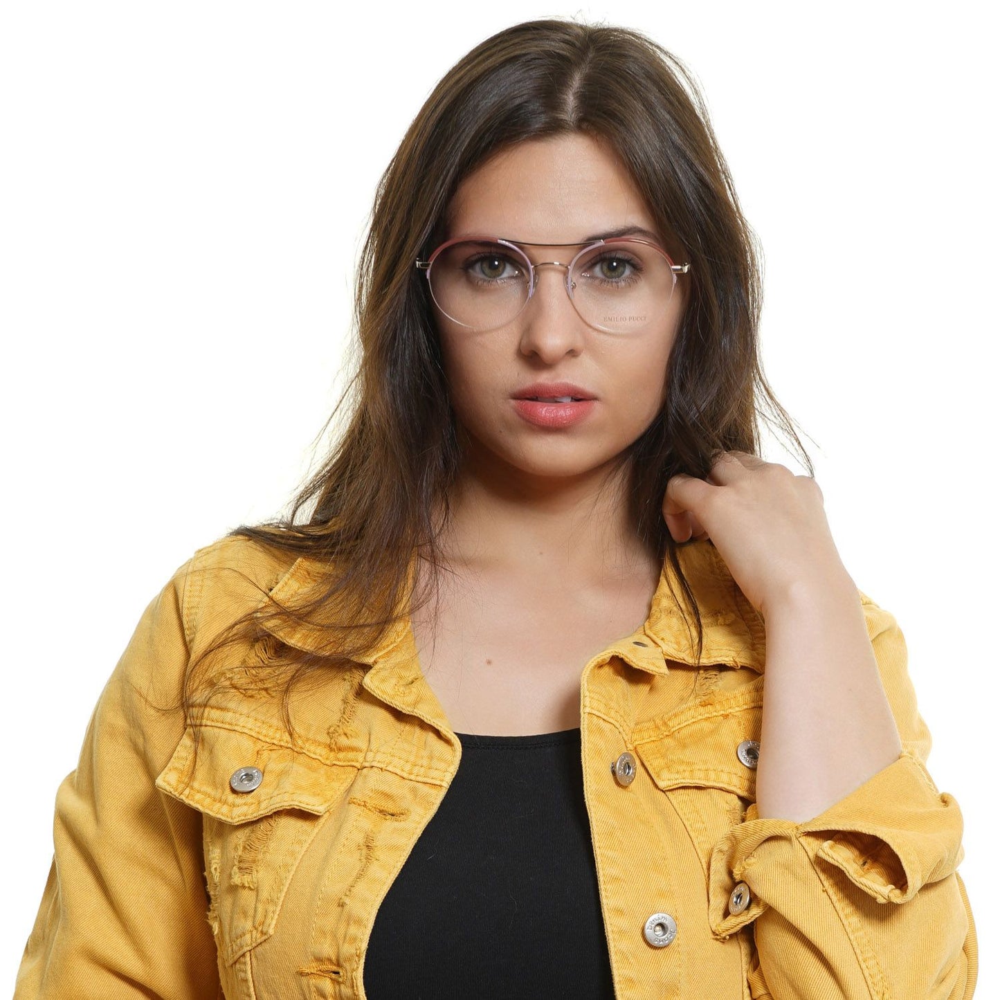 Multicolor metal frames for women with 19mm bridge width and 140mm temples length