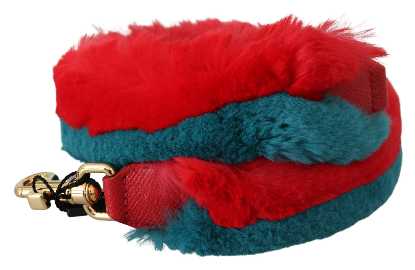 Genuine 100% Lapin rabbit fur handbag strap from Dolce & Gabbana