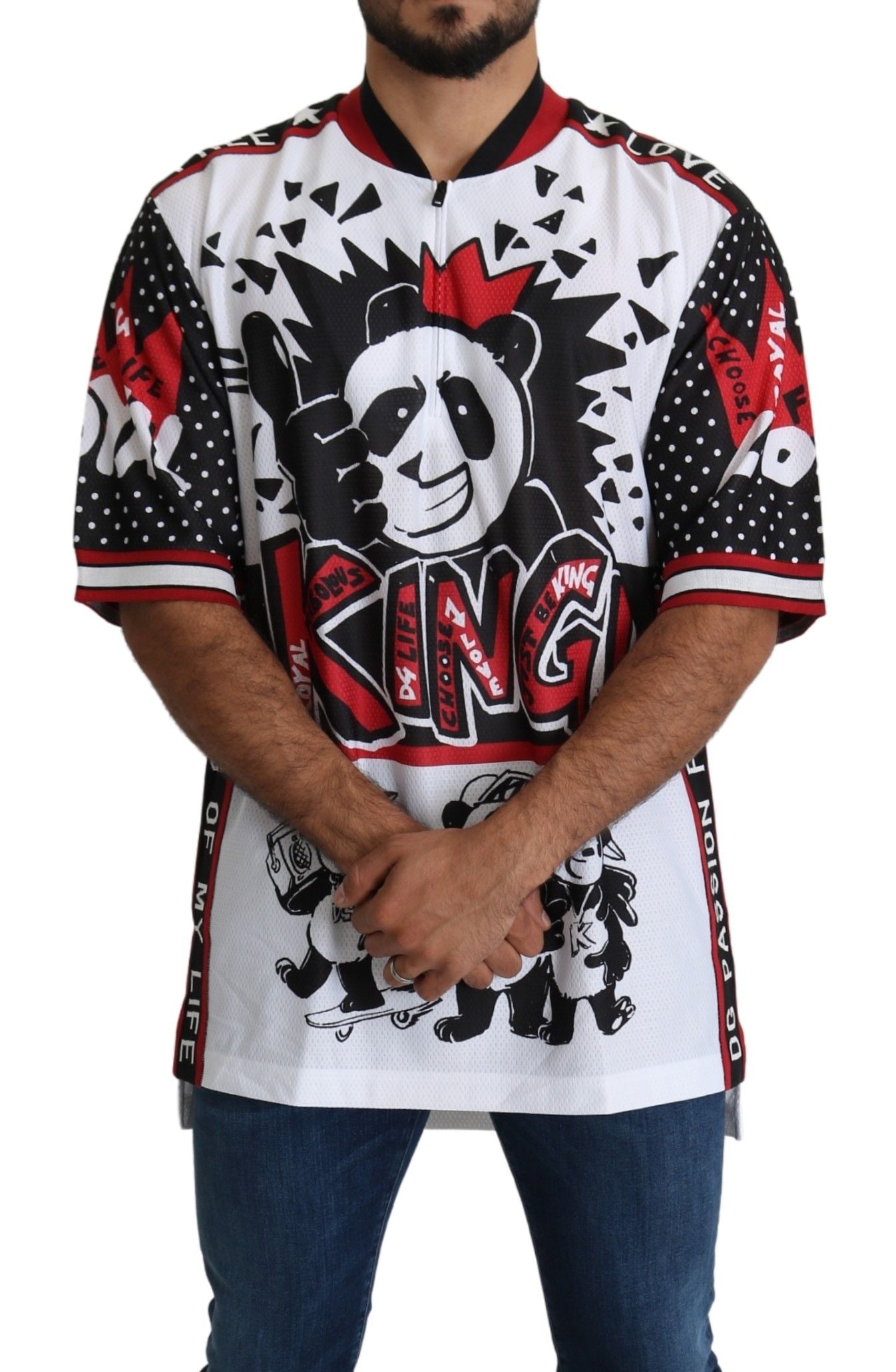 Dolce & Gabbana tee adorned with vibrant King Panda print