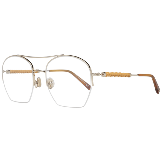 Tod's Silver Women Optical Frames in half-rim style with metal and plastic frame material
