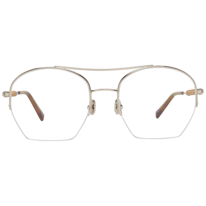 Silver half-rim Tod's optical frames for women with 54-19-140 size and branded case included