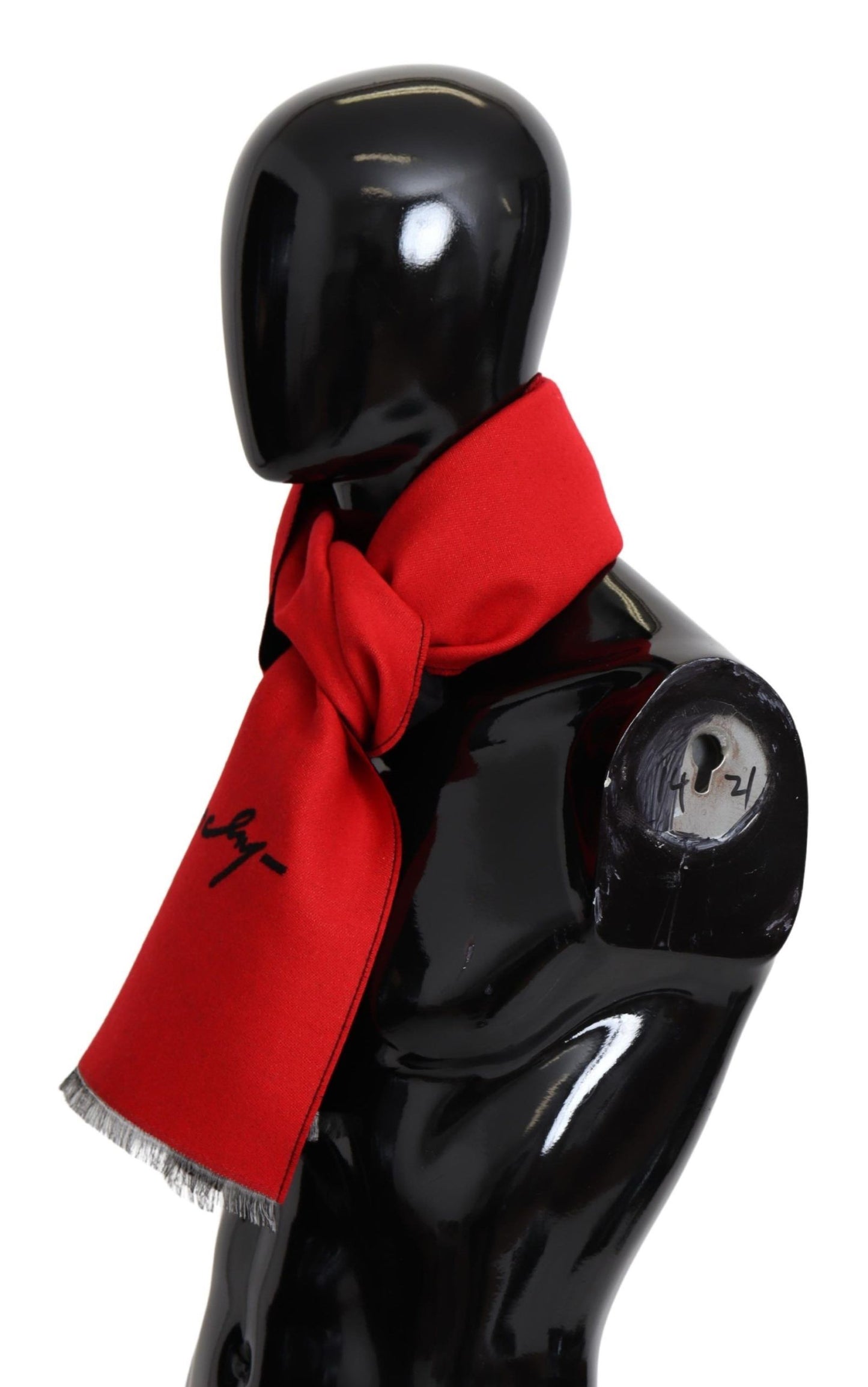 Rich red hue and subtle black details for a sophisticated look