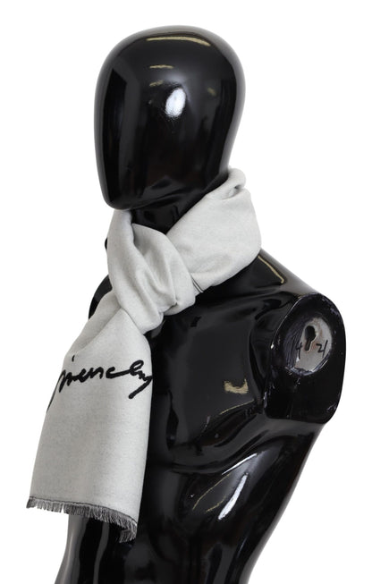 Luxurious Givenchy scarf crafted from 84% Wool, 8% Virgin Wool, 8% Silk
