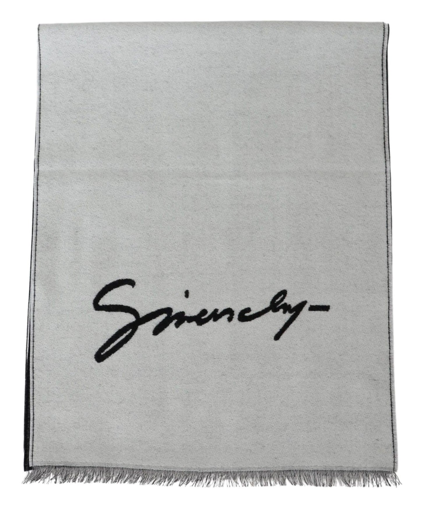 Sophisticated unisex scarf featuring iconic Givenchy logo