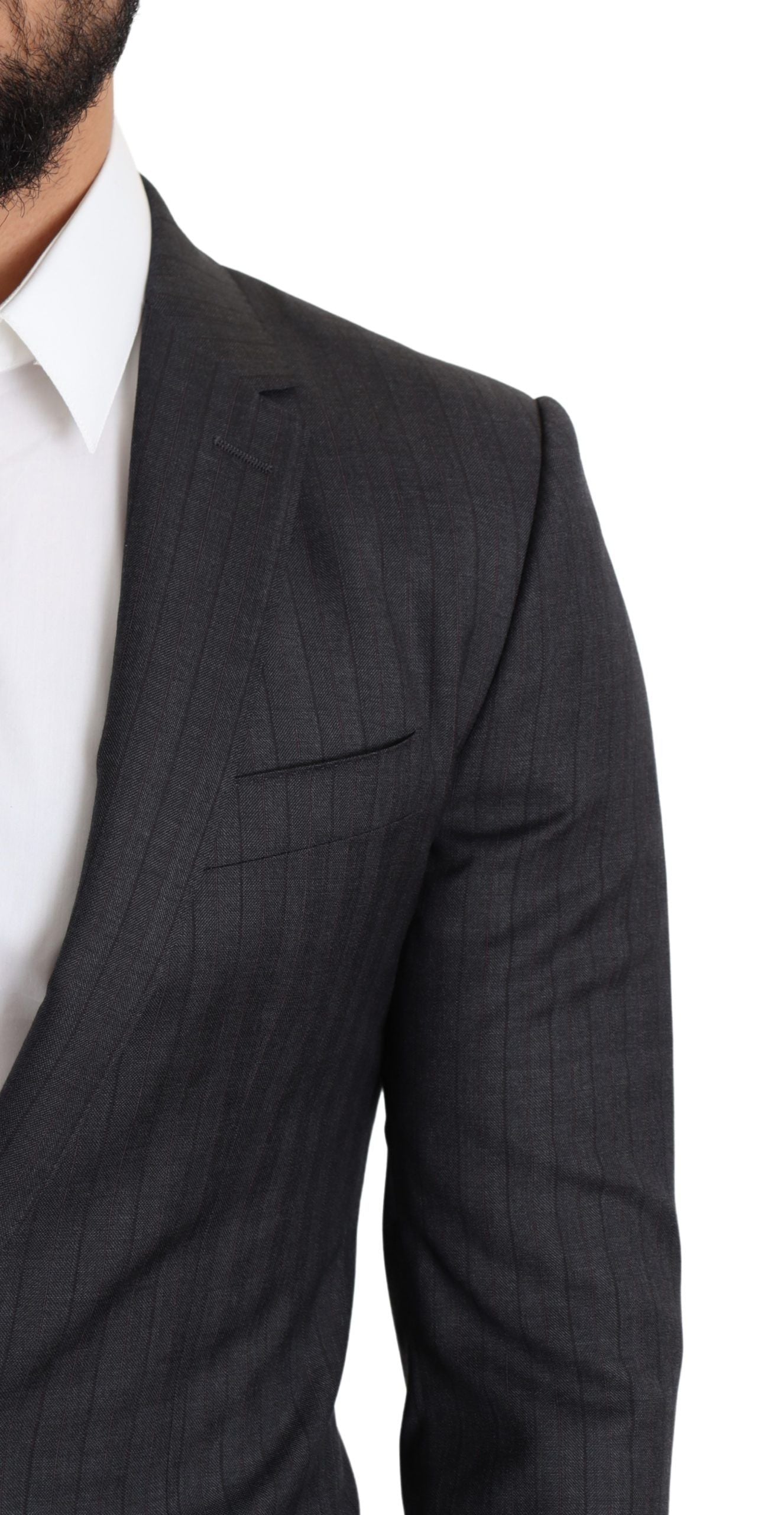 Black virgin wool material, 100% wool, 70% Rayon, 30% Cupro lining