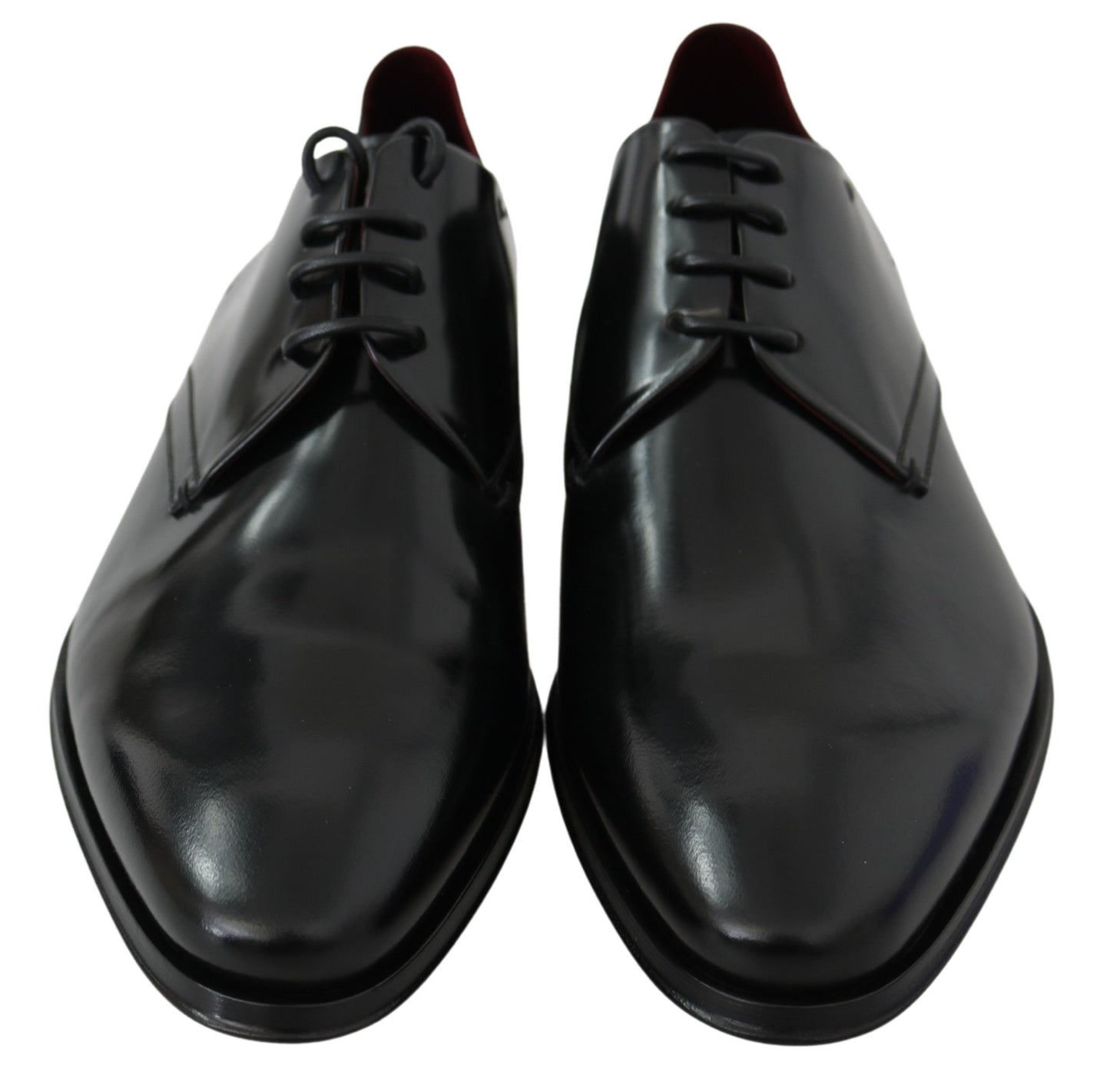 Elegant 100% Leather Derby Shoes with Attention to Detail
