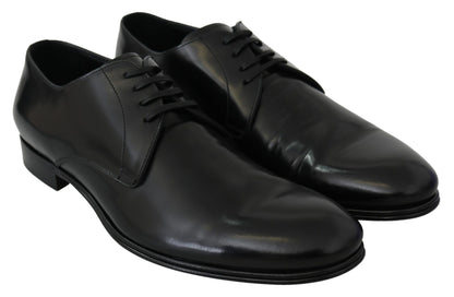 Distinguished and sophisticated Dolce & Gabbana Derby shoes in black