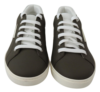 Dolce & Gabbana low-top sneakers made of 100% leather in Italy