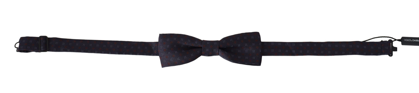  Luxurious 100% silk bow tie made in Italy with adjustable strap
