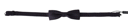  Luxurious 100% silk bow tie made in Italy with adjustable strap