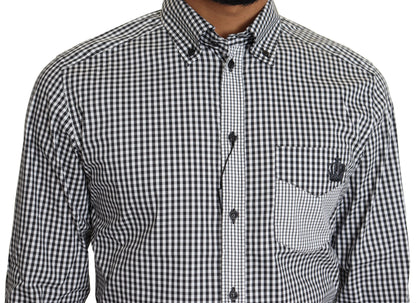 Black and white checkered design perfect for any gentleman seeking luxury and comfort