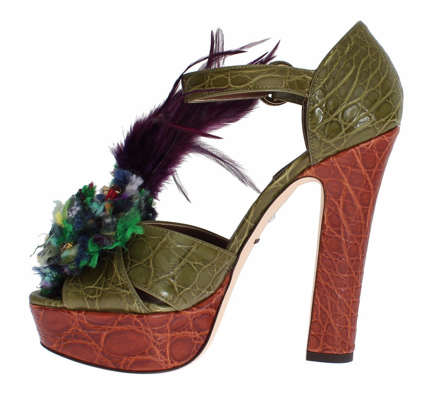  Luxurious Dolce & Gabbana Crystal Enchanted Ankle Strap Sandals 