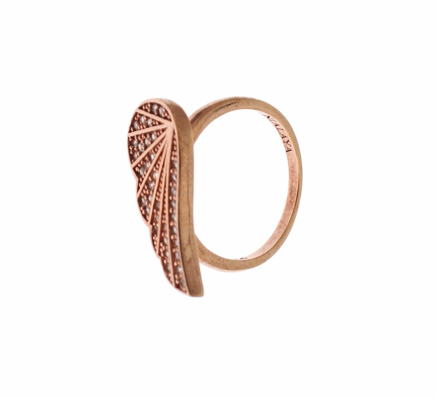 Sumptuous blend of Pink 18K Gold plated 925 Sterling Silver