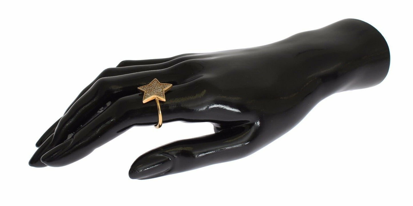 Statement Womens Ring in 18K Gold-Plated 925 Sterling Silver