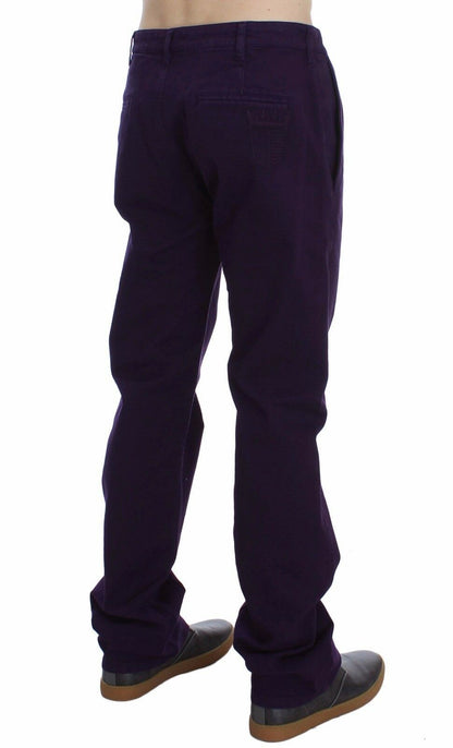 Exquisite Italian-made slim-fit chinos in 98% cotton and 2% elastane