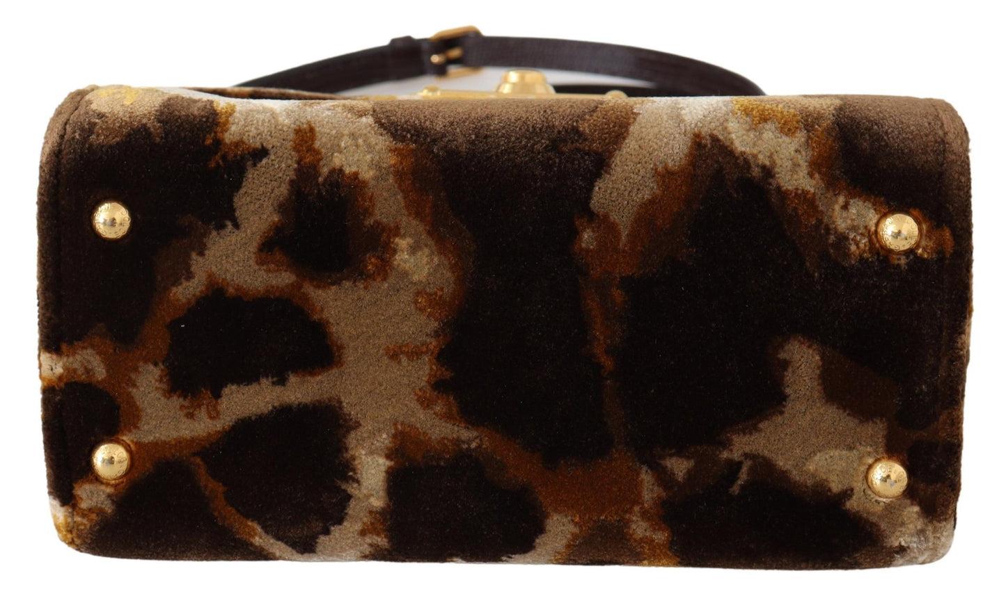 Elegant Dolce & Gabbana Welcome Bag with adjustable and detachable leather strap