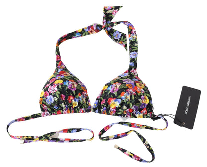 Stretch fit bikini top made with 75% nylon and 25% elastane