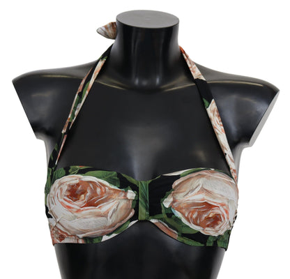 Luxuriously stretchy fabric with vibrant floral print