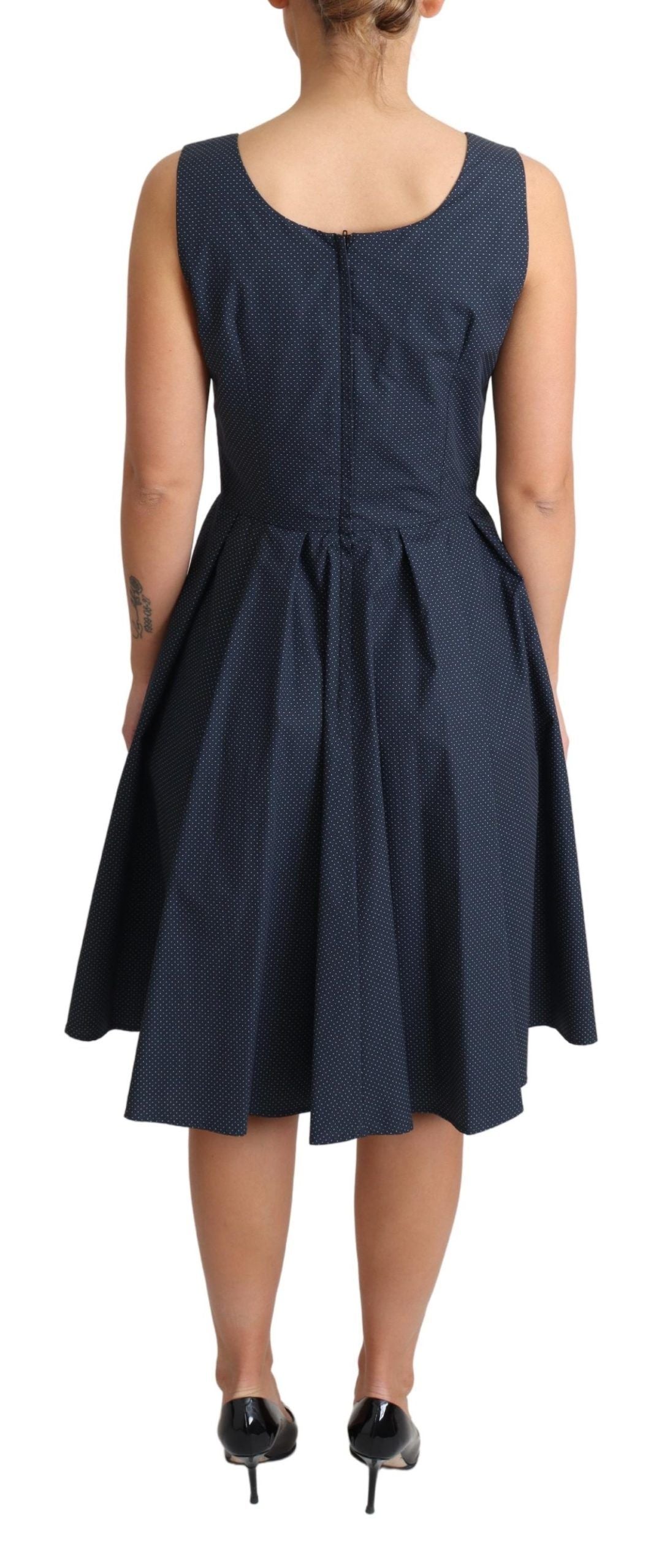 Exquisite dress adorned with logo details for branded elegance