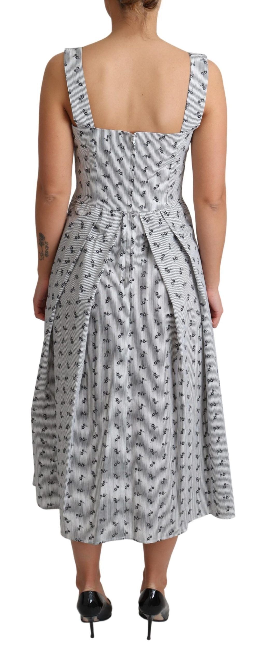 Elegant Dolce & Gabbana dress made of 97% Cotton and 3% Elastane STRETCH