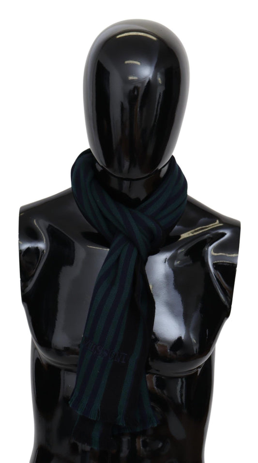 Elegant Multicolor Wool Scarf with Fringes by Missoni