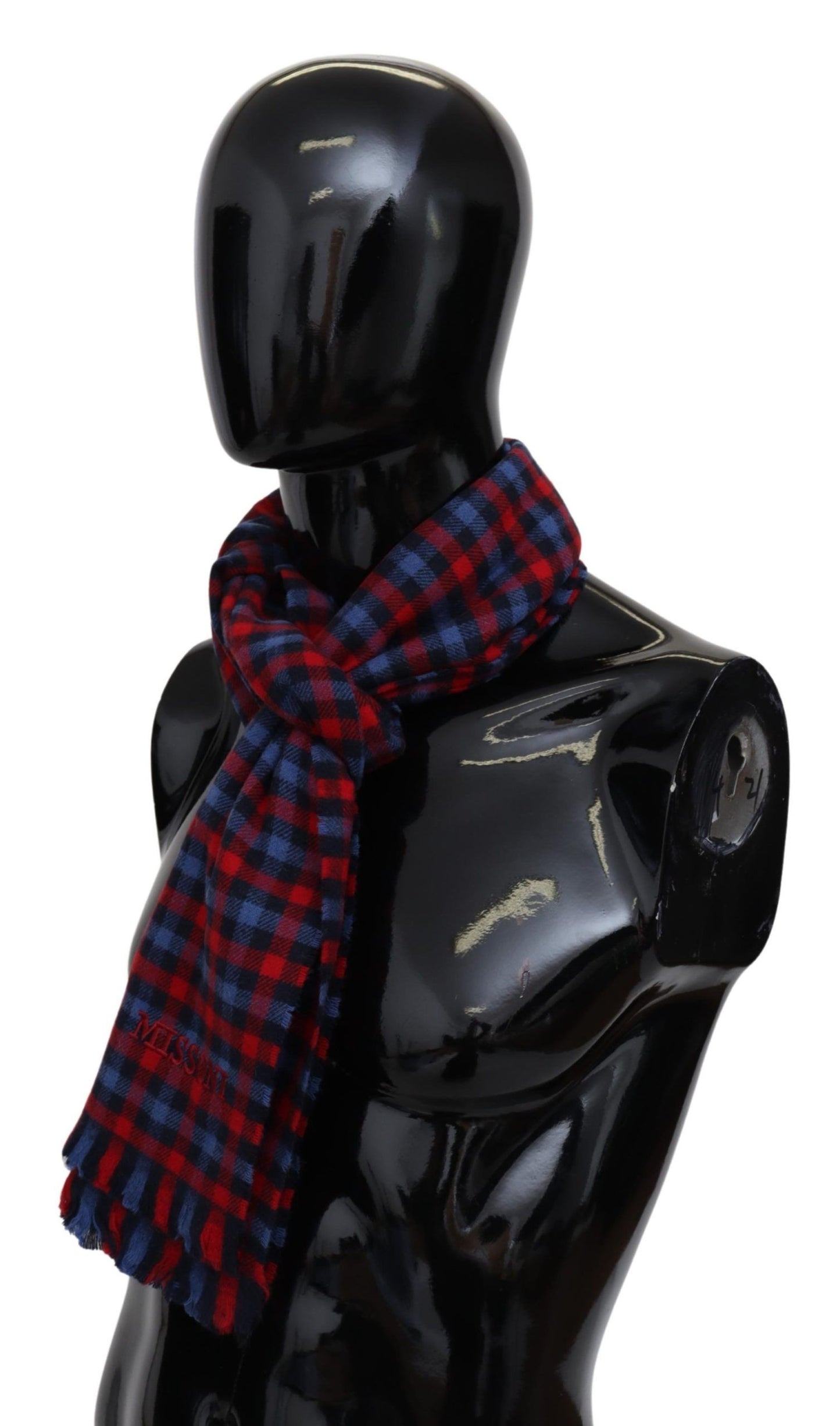 Luxurious multicolor wool scarf made in Italy