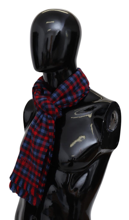 Luxurious multicolor wool scarf made in Italy