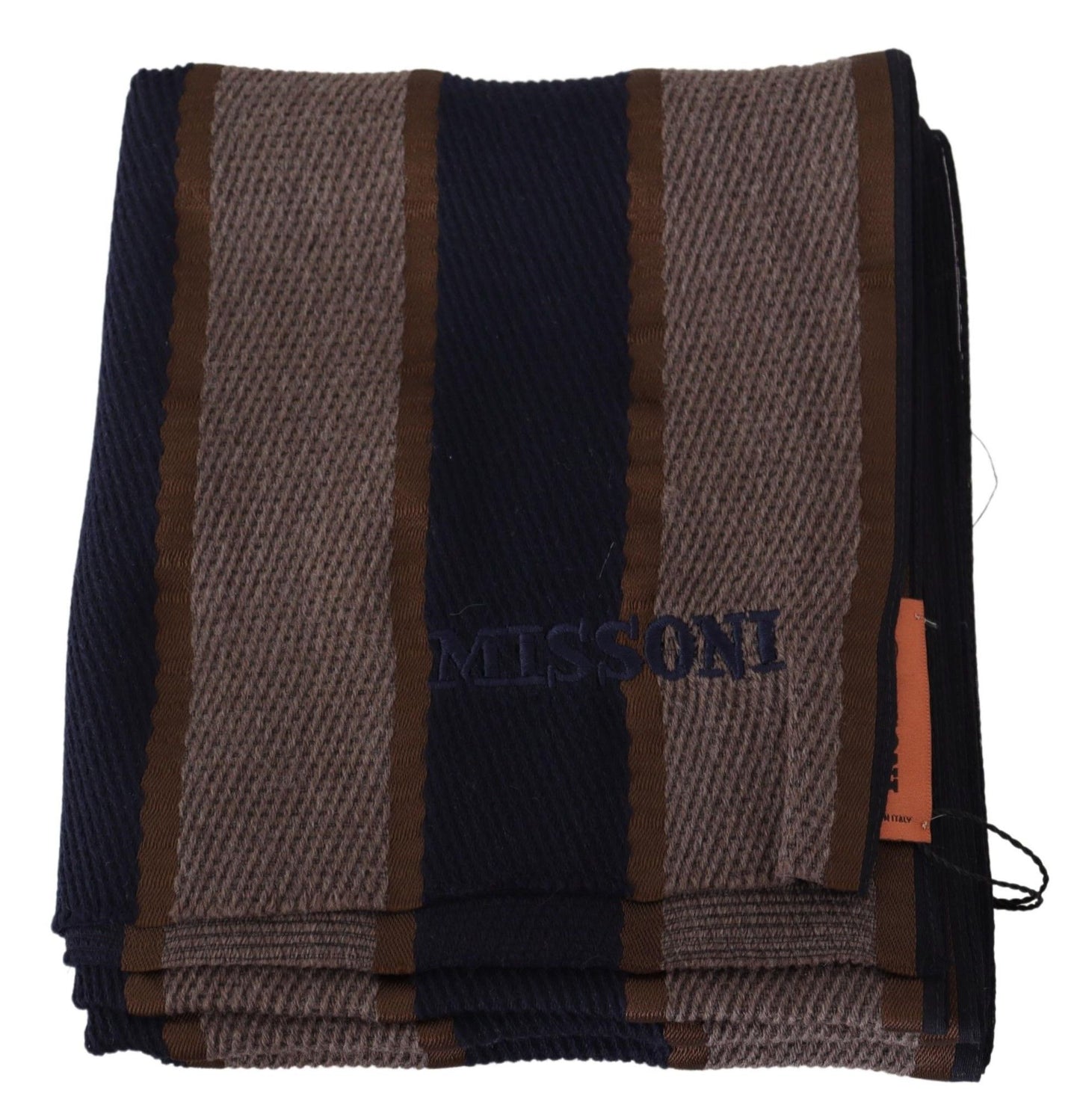 Warm and stylish Missoni wool scarf, a timeless piece of luxury