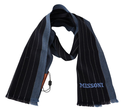 Brand New Missoni Unisex Scarf Made in Italy with 90% Wool and 10% Silk Blend
