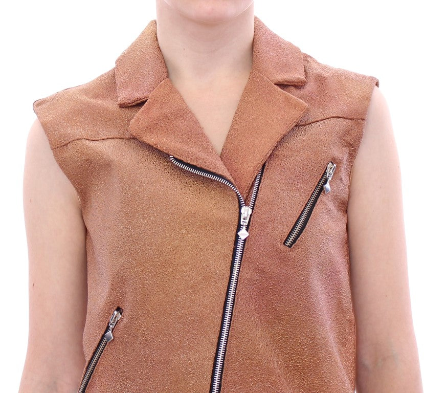 Sleeveless vest jacket designed for discerning fashion enthusiasts