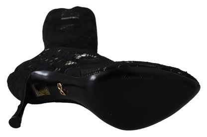 Black stretch sock pumps that offer a snug and comfortable fit for unrivaled quality