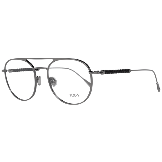 Tod's Silver Men Optical Frames with metal frame and full-rim style