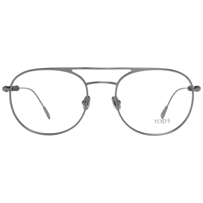 Silver men's optical frames with 55-20-145 size and 55mm lenses width