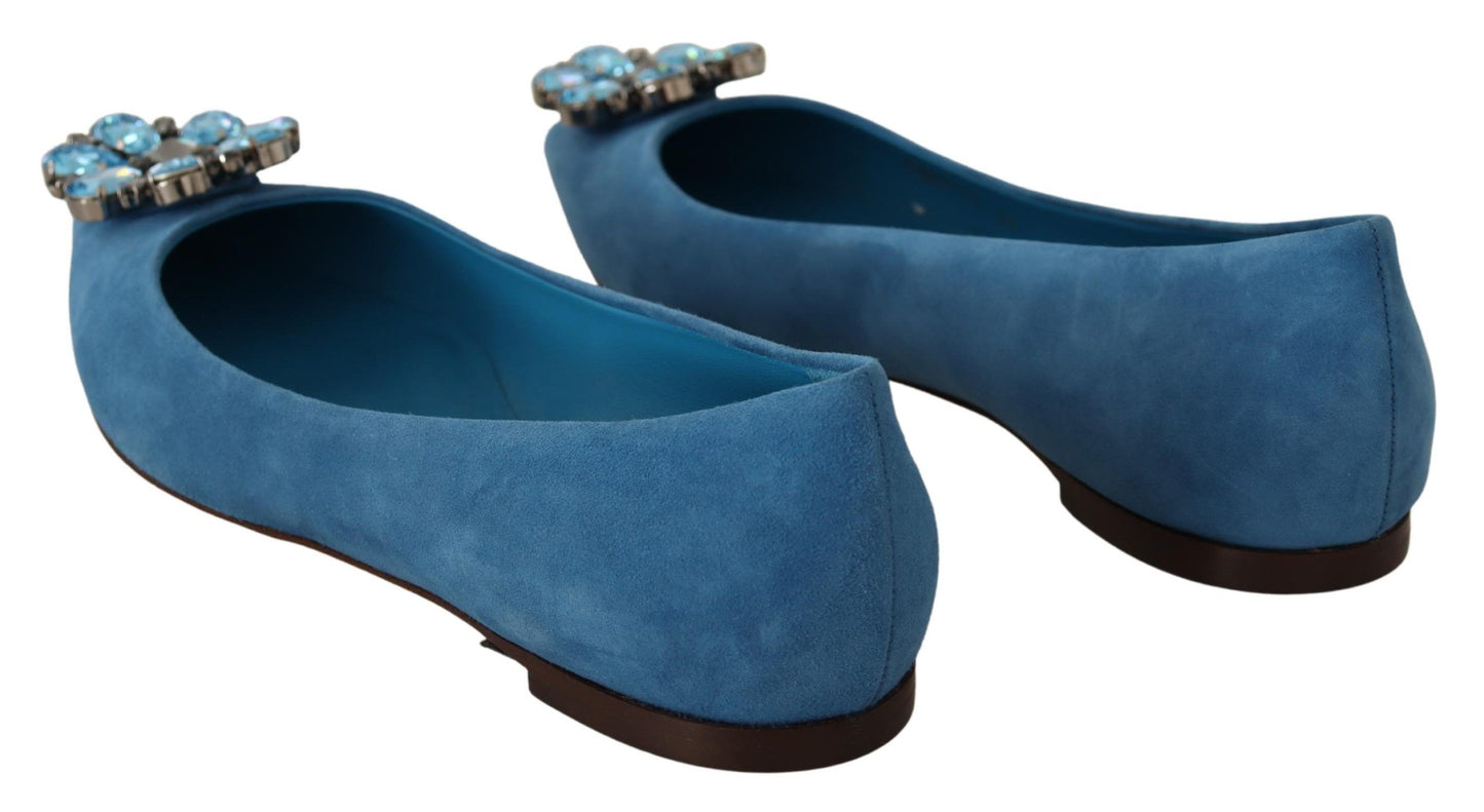 Luxurious pointed-toe slip-ons with sparkling crystal embellishments