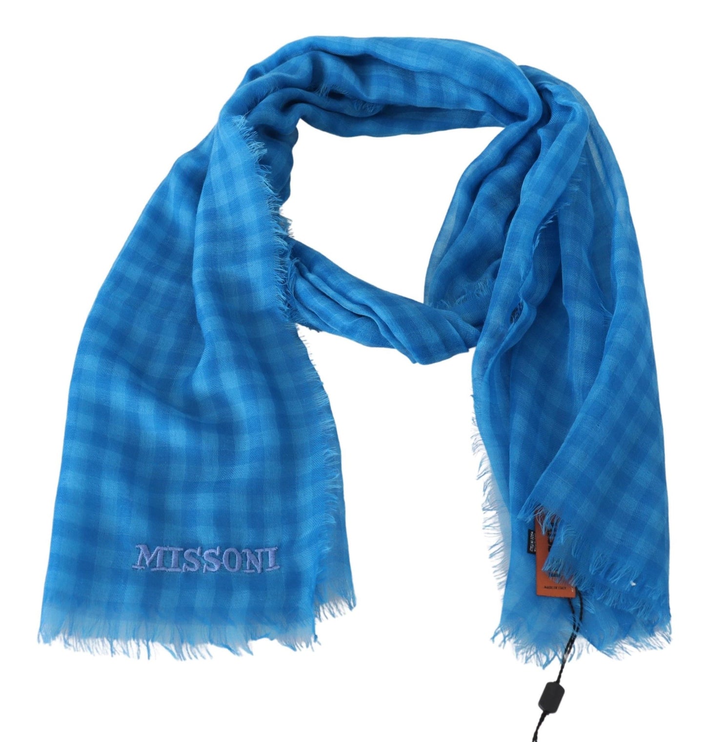 Luxurious Italian-crafted Missoni cashmere scarf, essential for high-end fashion enthusiasts