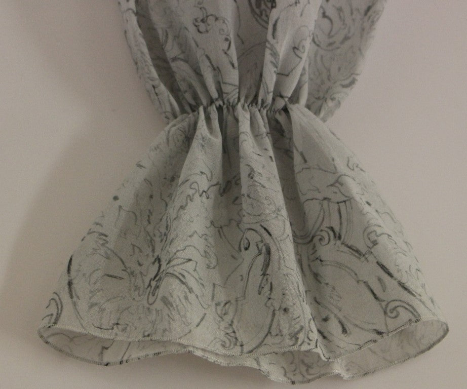 Versatile and Artistic 100% Cotton Tunic Blouse from Vika Gazinskaya