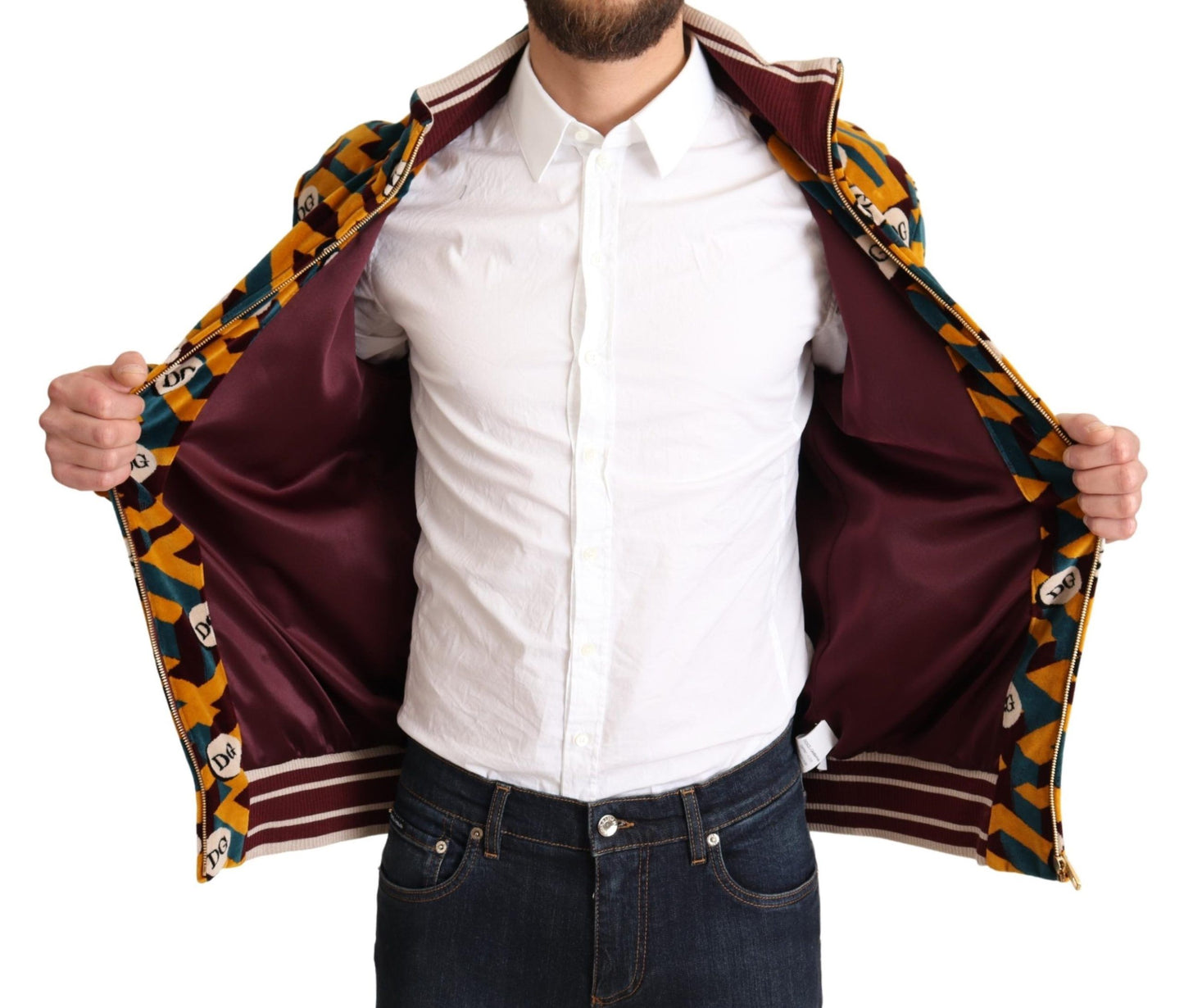 Soft and enduring blend of 88% cotton and 12% PA sweater from Italy