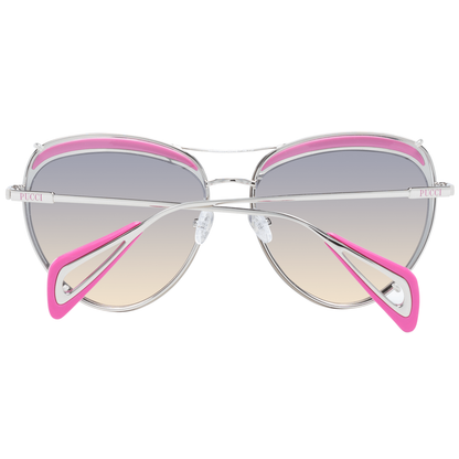 Fashionable rose gold women frames with 56mm lenses and 15mm bridge width