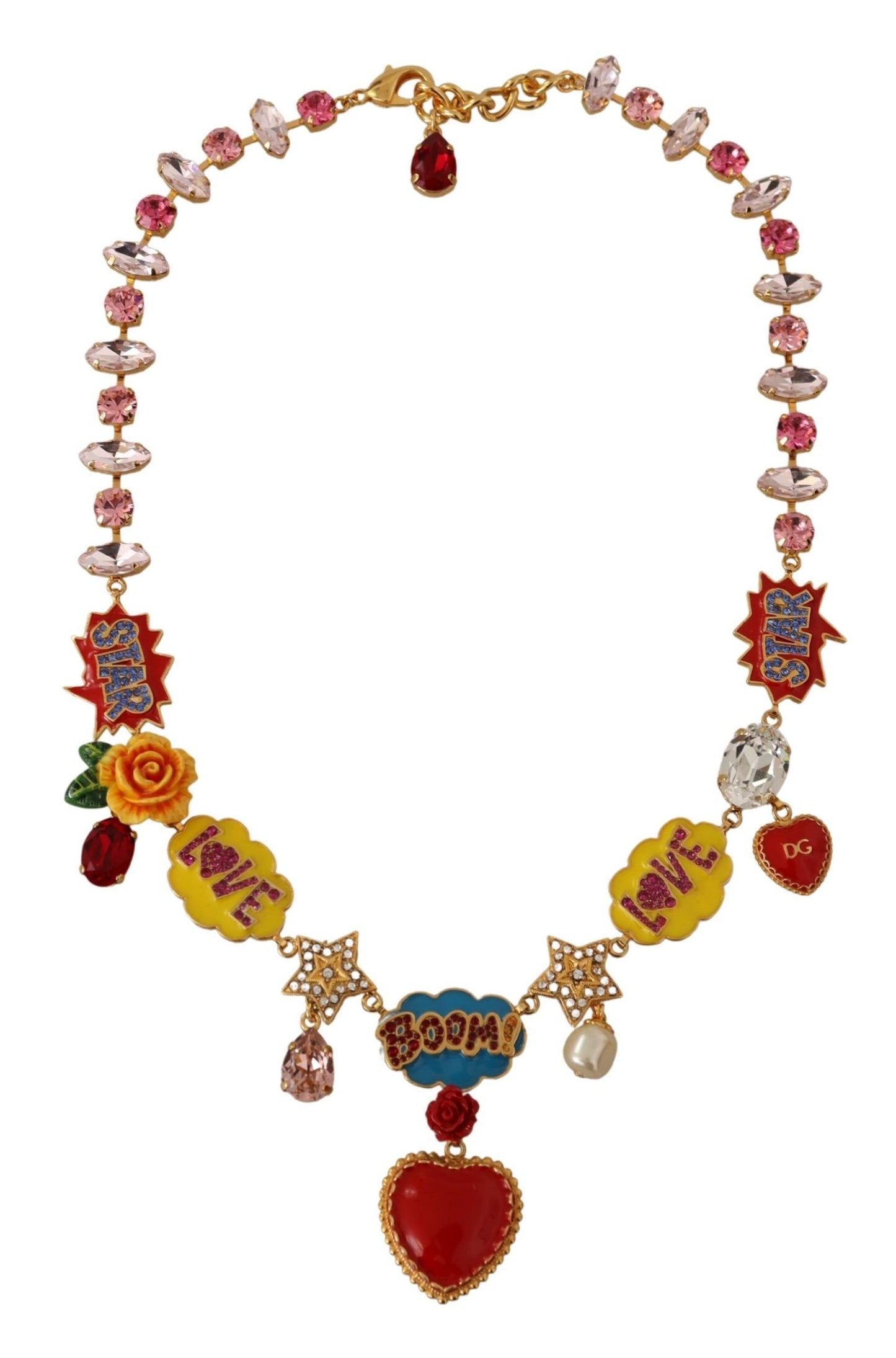 Playful Fumetti Cartoon motifs including heart, Love, Boom, and star
