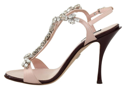 Luxurious Keira sandals adorned with large, shimmering crystals