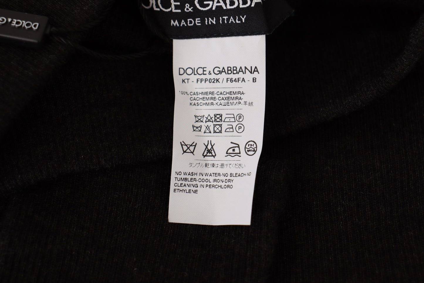 Luxurious 100% Authentic Dolce & Gabbana gray cashmere tights made in Italy